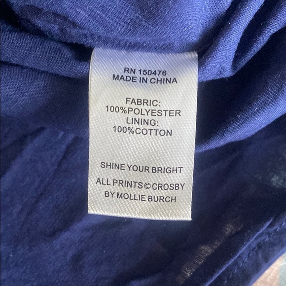 Crosby by Mollie Burch Holden Dress Fruit Print Size M - Picture 9 of 10